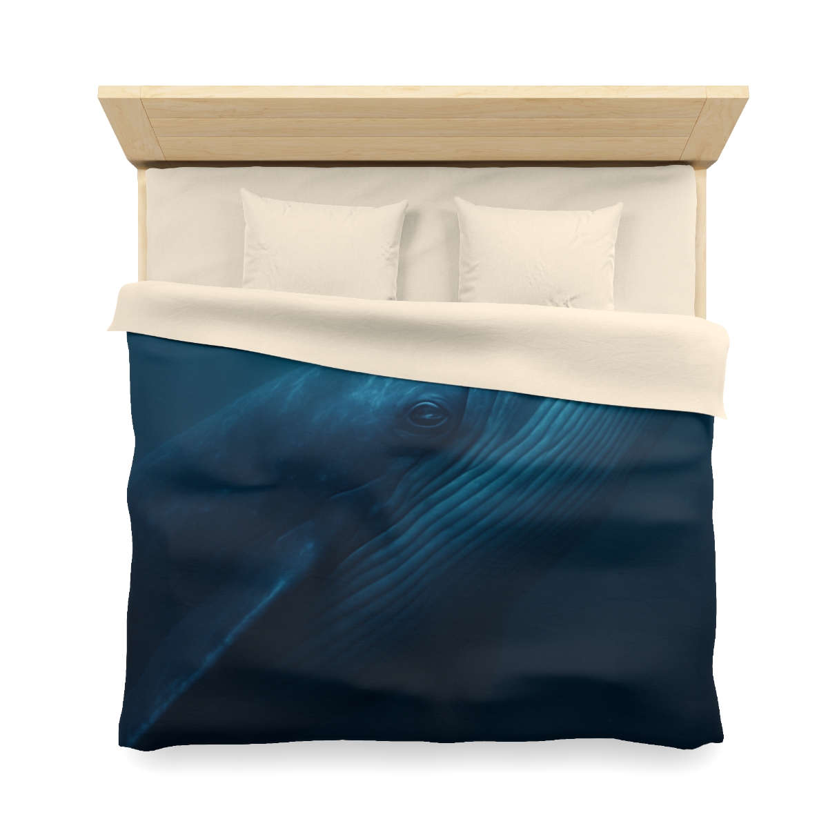 Ocean Giant Blue Whale warm winter duvets