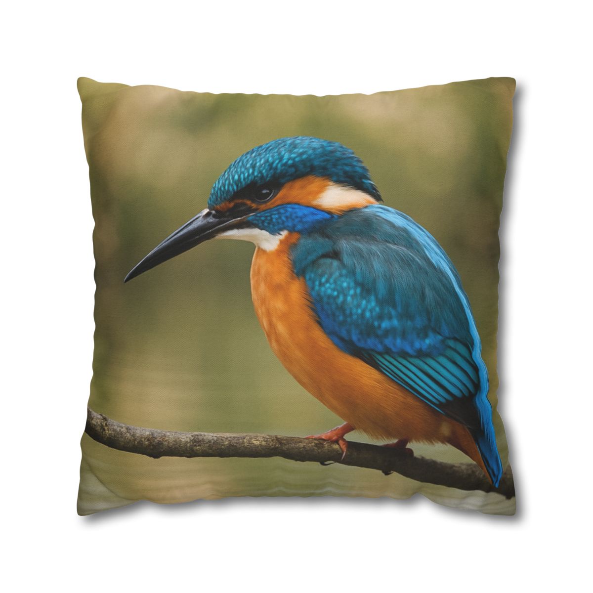 Crystal Dive Common Kingfisher trendy patterned pillow cases