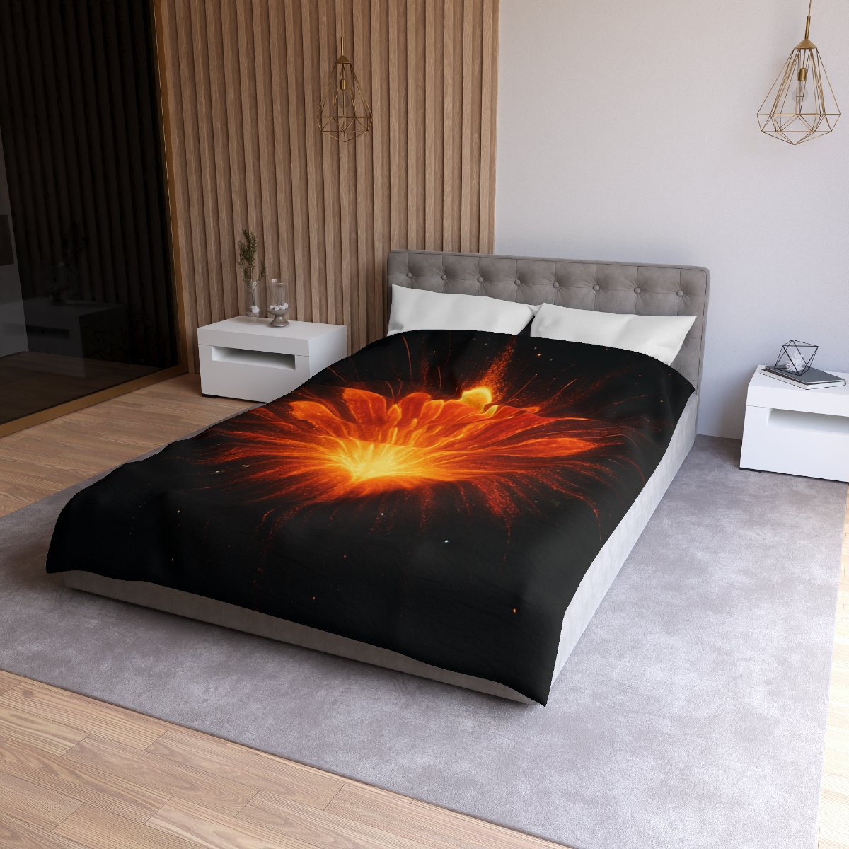 Starburst Petal Crown stylish duvet covers