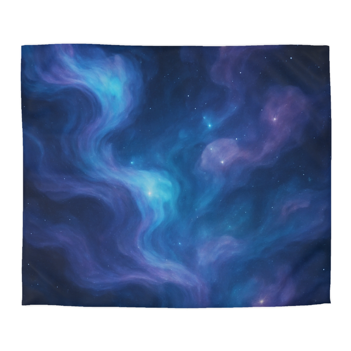 Spectral Nebula Currents personalized bedding duvets
