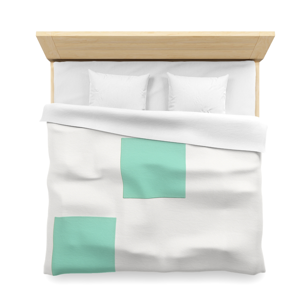 Offset Square Ladder Motif warm winter duvets