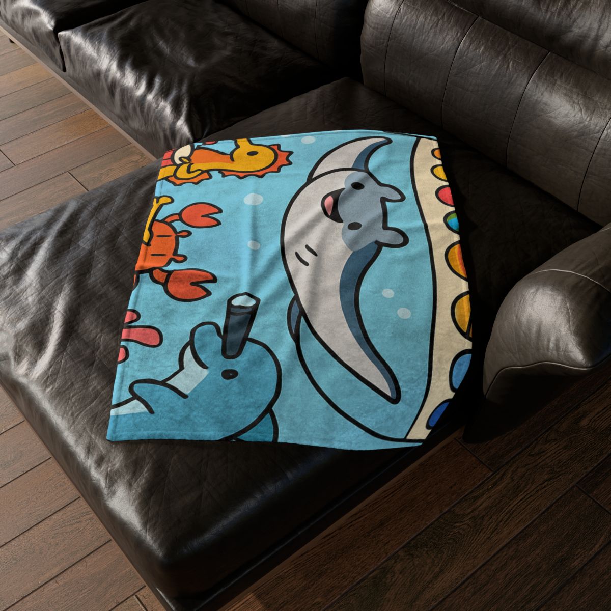 Rainbow Reef Planet Parade custom blankets