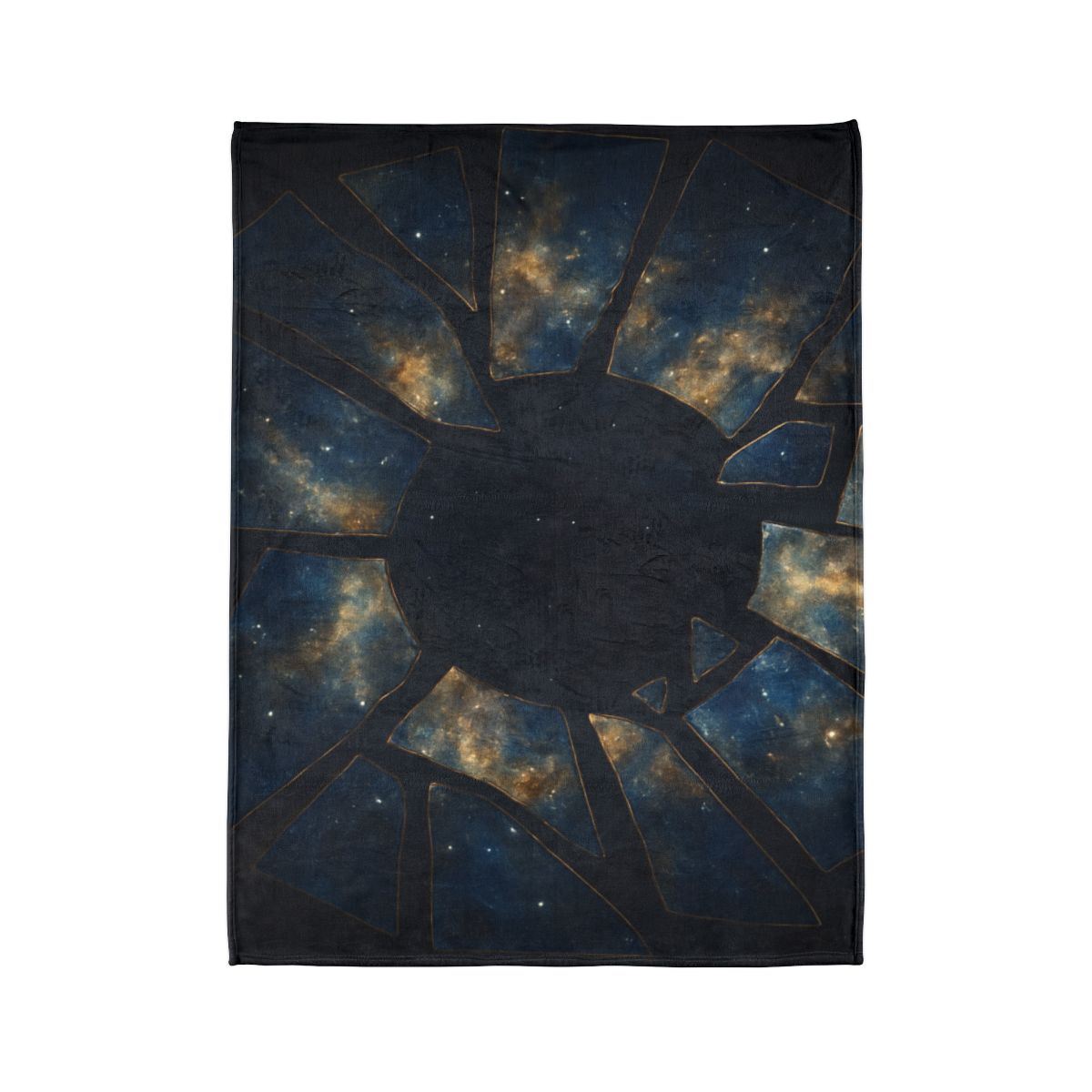 Starlit Fracture Mosaic decorative home blankets