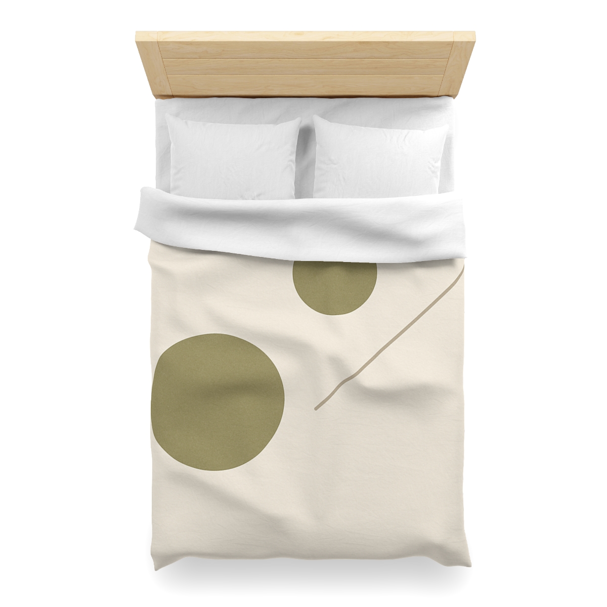 Triad Of Circles With Open Line personalized bedding duvets