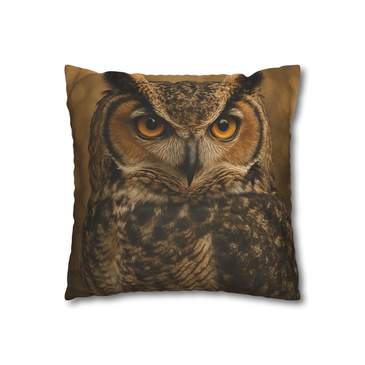 Amber Vigil Great Horned Owl personalized pillow covers