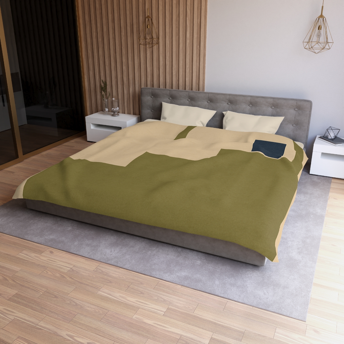 Stepped Arc Composition unique patterned duvets