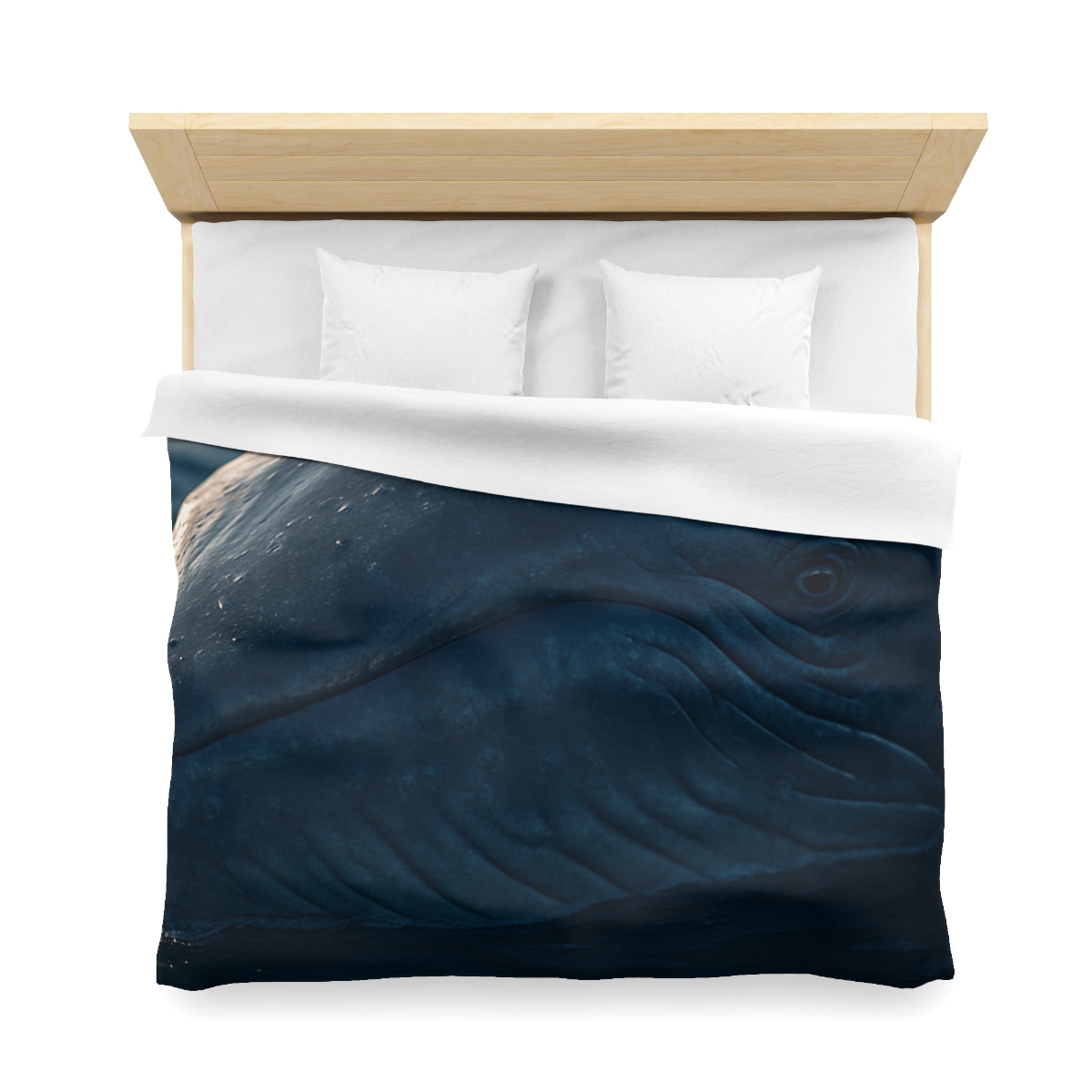 Ocean Song Blue Whale personalized bedding duvets