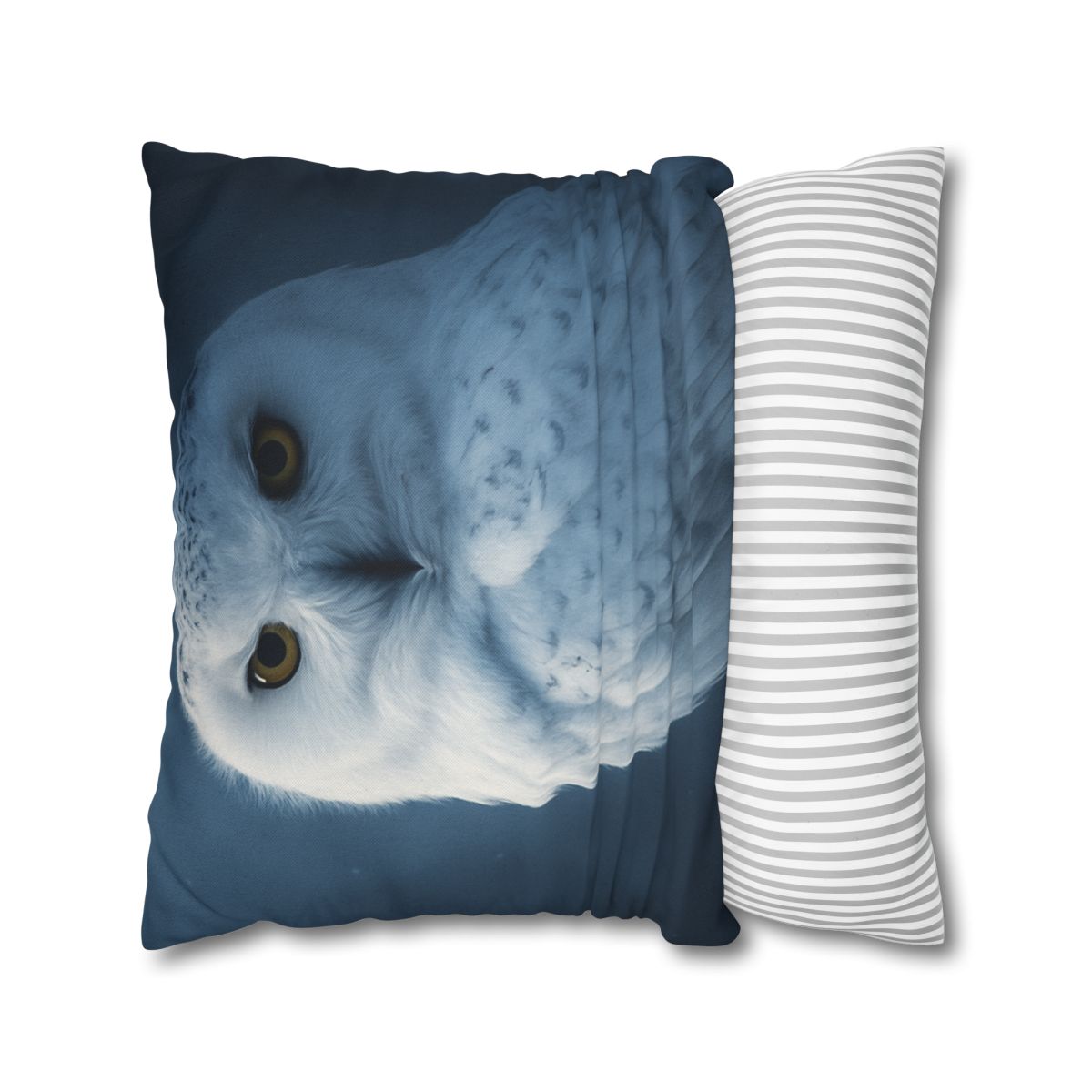 Midnight Watch Snowy Owl stylish decorative pillowcases