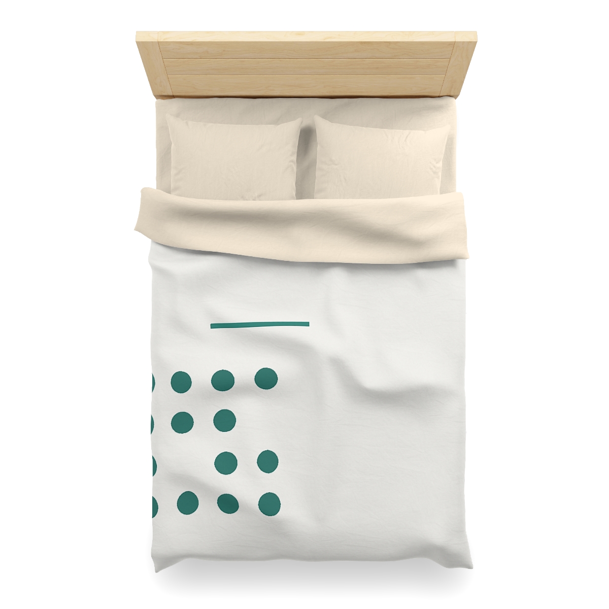 Sparse Dot Lattice Corner unique patterned duvets