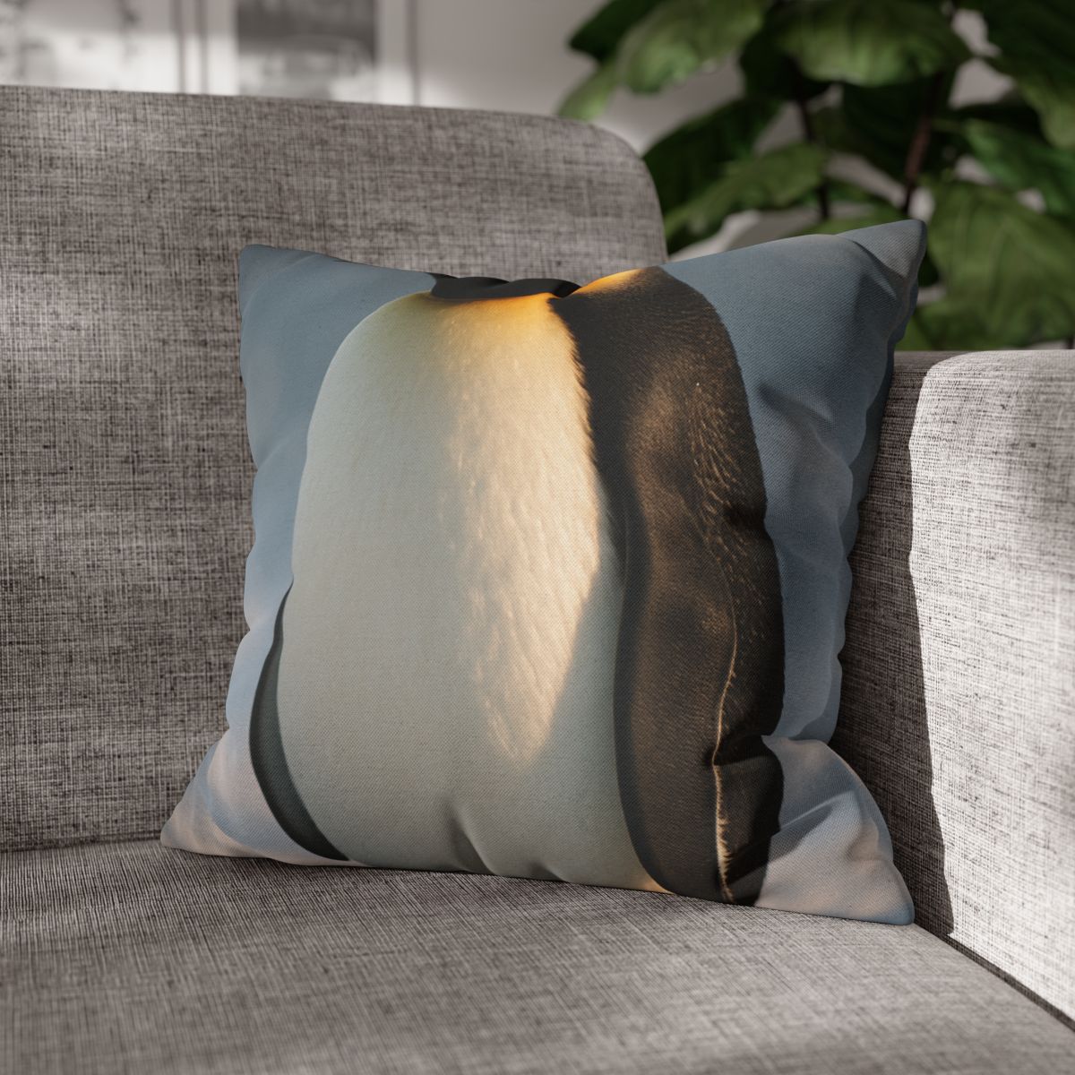 Aurora Drift Emperor Penguin unique gift pillow cases