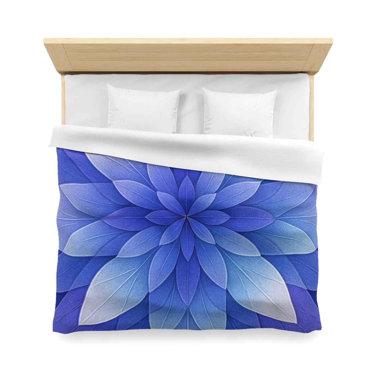 Petal Prism Overlap designer printed duvets