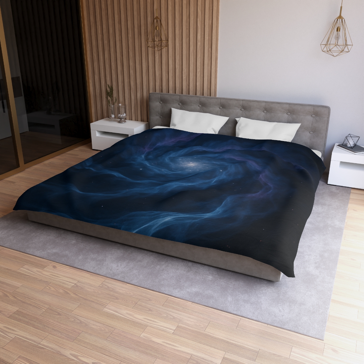 Nebula Spiral Haze custom duvets