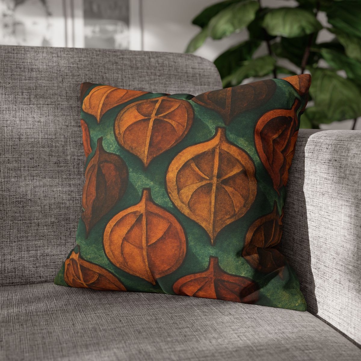 Seed Pod Cluster Mosaic soft cotton pillow cases