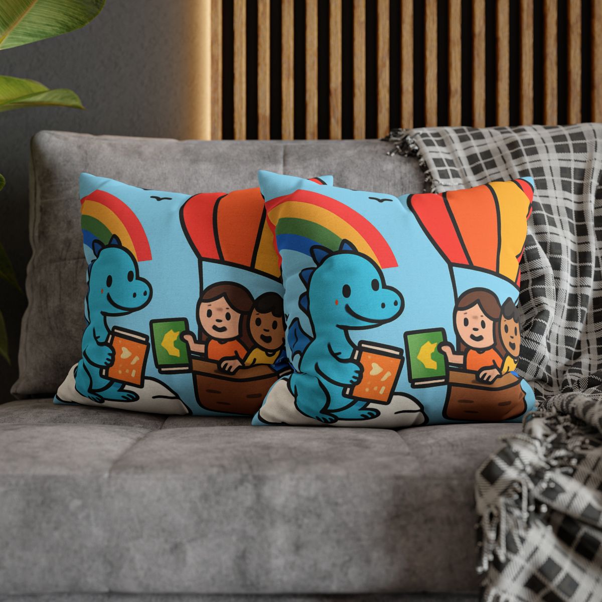 Cloud Library Run By A Gentle Dragon unique gift pillow cases