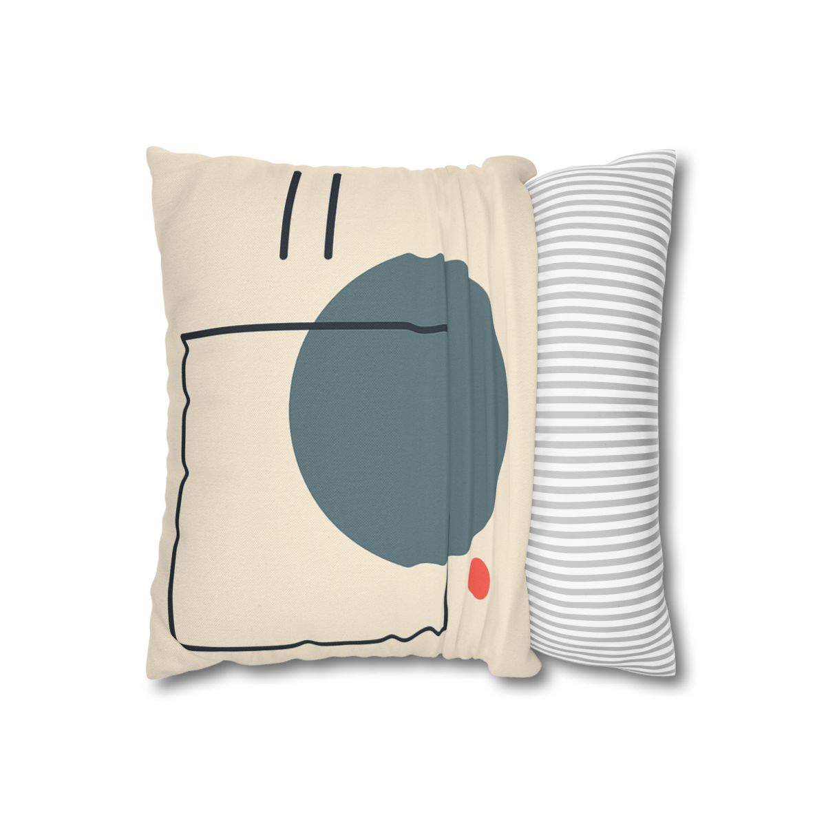 Quiet Orbit With Offset Frame unique gift pillow cases