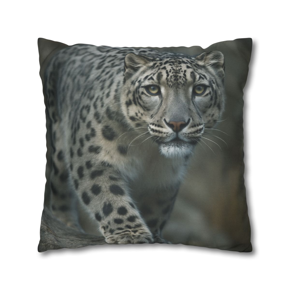 Starlit Sprint Snow Leopard comfortable bedding pillow covers