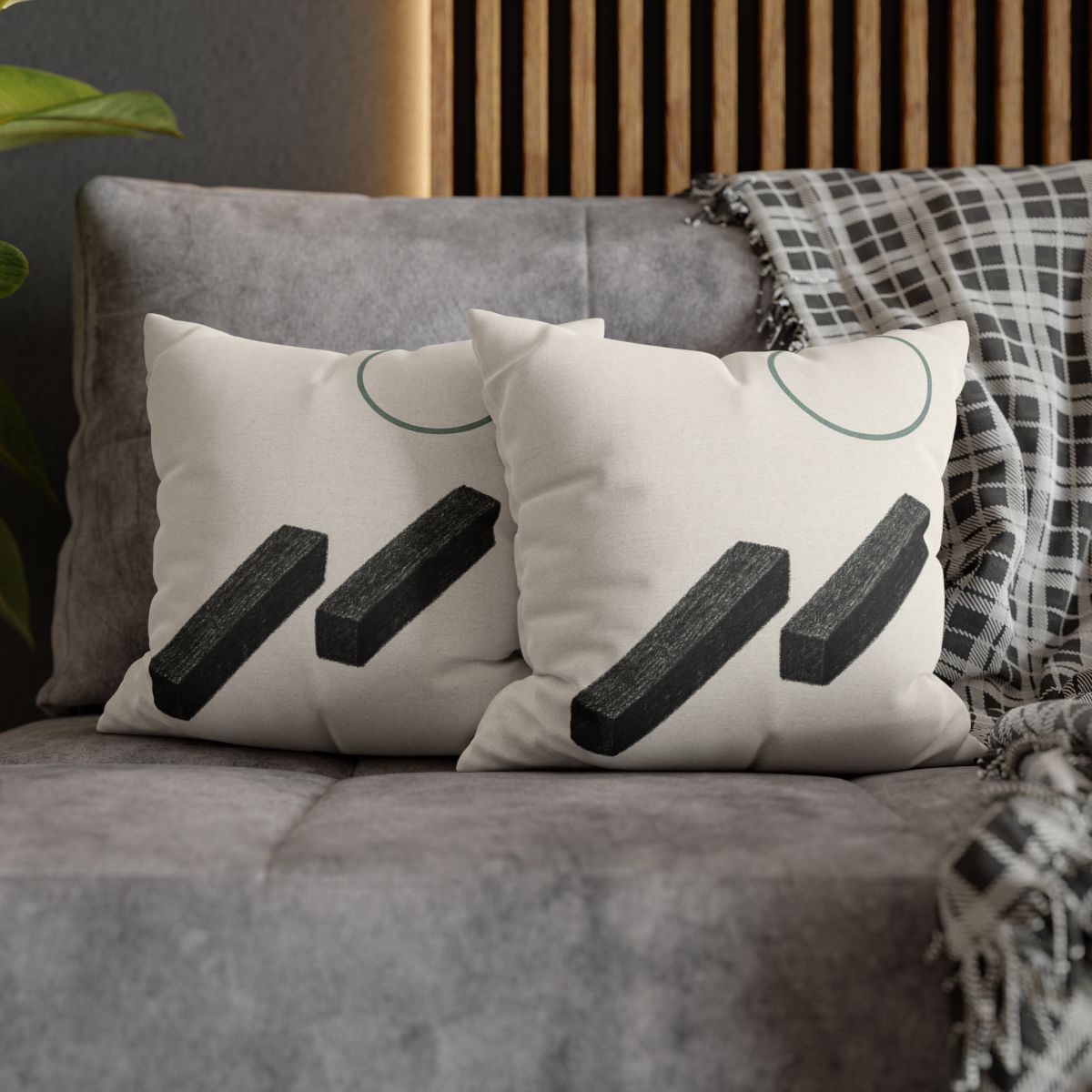 Staggered Bars With Floating Ring soft cotton pillow cases