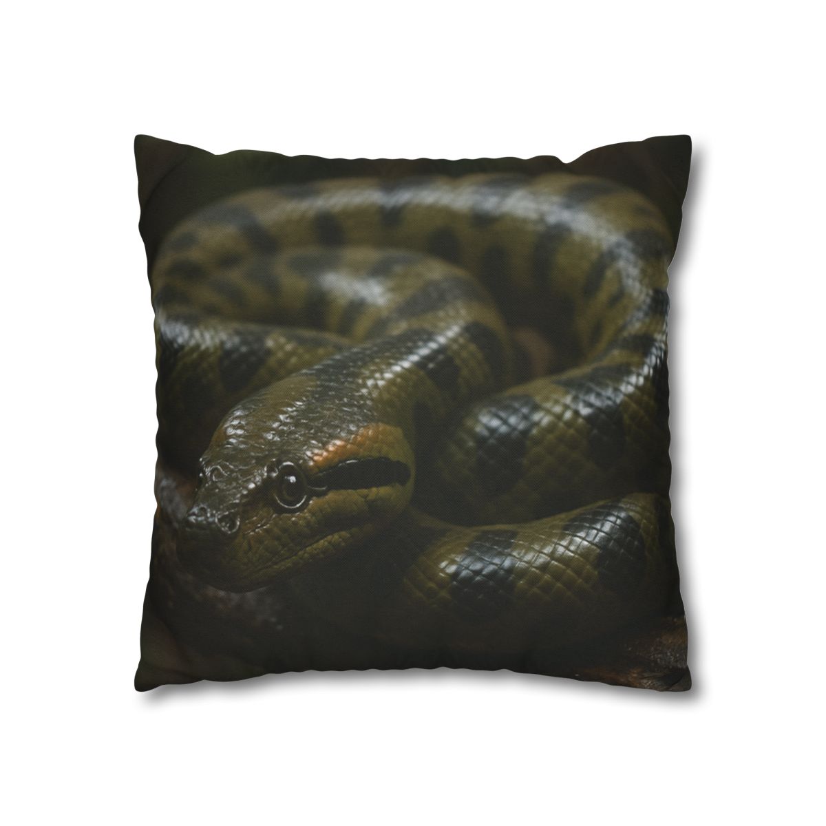 Shadow Coil Green Anaconda comfortable bedding pillow covers