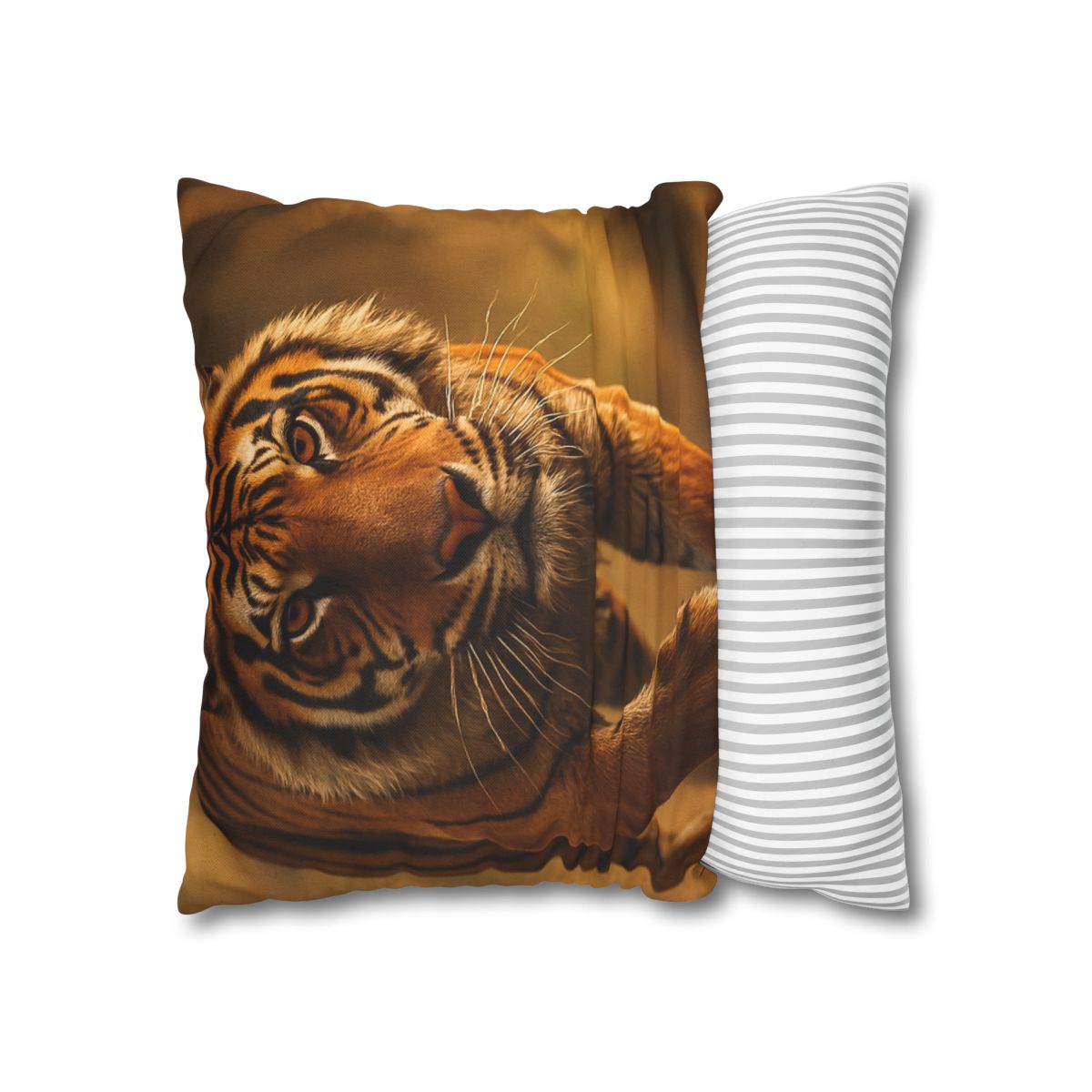 Crimson Stride Tiger custom pillow cases
