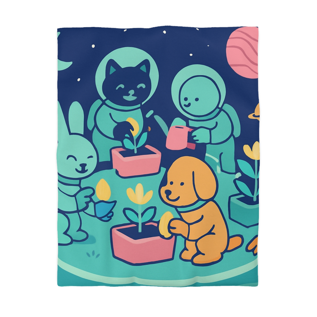 Galactic Gardeners duvets for gifts