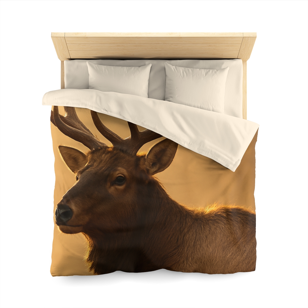 Antler Crown Mountain Elk personalized bedding duvets