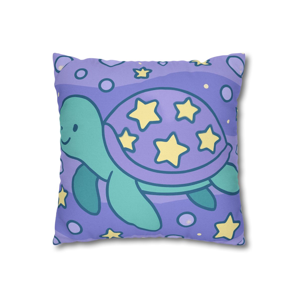 Nebula Ocean Turtle designer print pillow cases