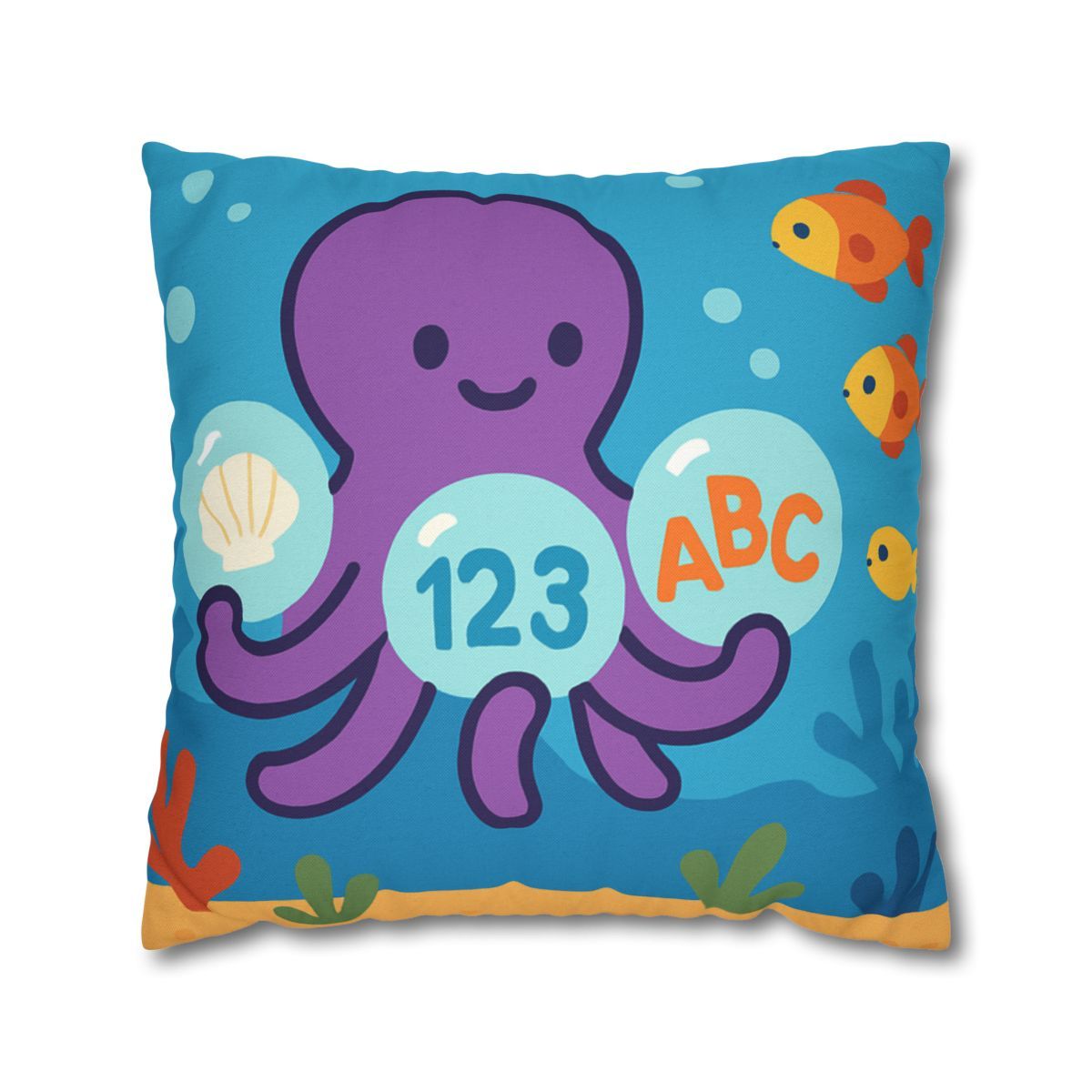 Octopus Library Of Bubble Books trendy patterned pillow cases