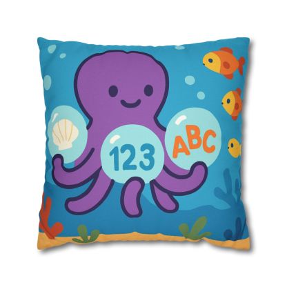 Octopus Library Of Bubble Books trendy patterned pillow cases