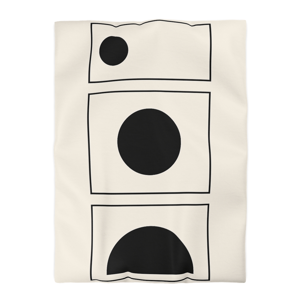 Eclipse Frame Triptych soft comforter duvets