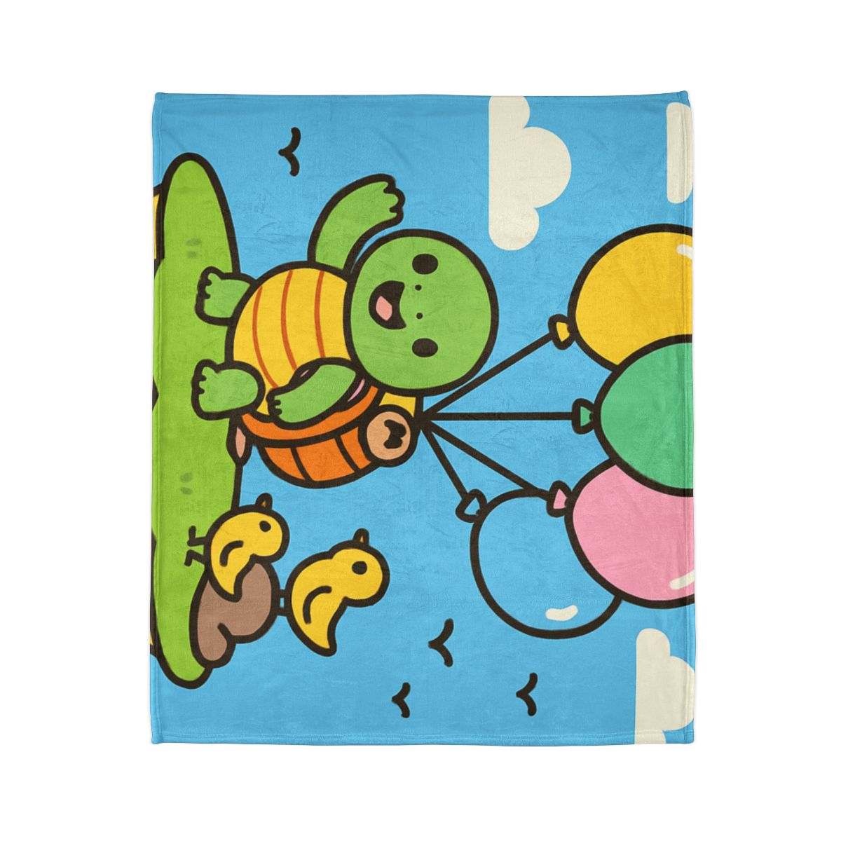 Balloon Island Adventure warm winter blankets