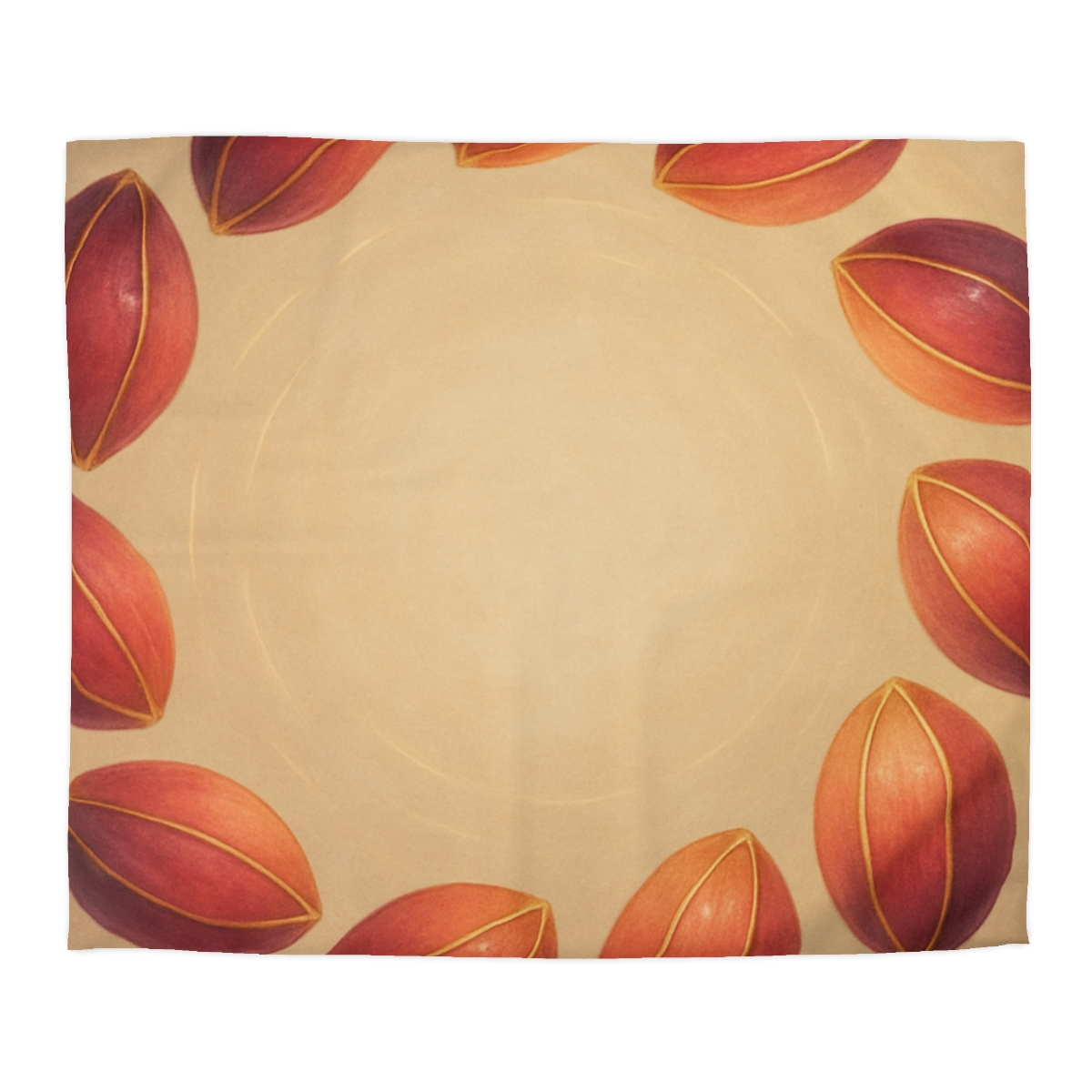 Cosmic Seed Pod Halo custom duvets