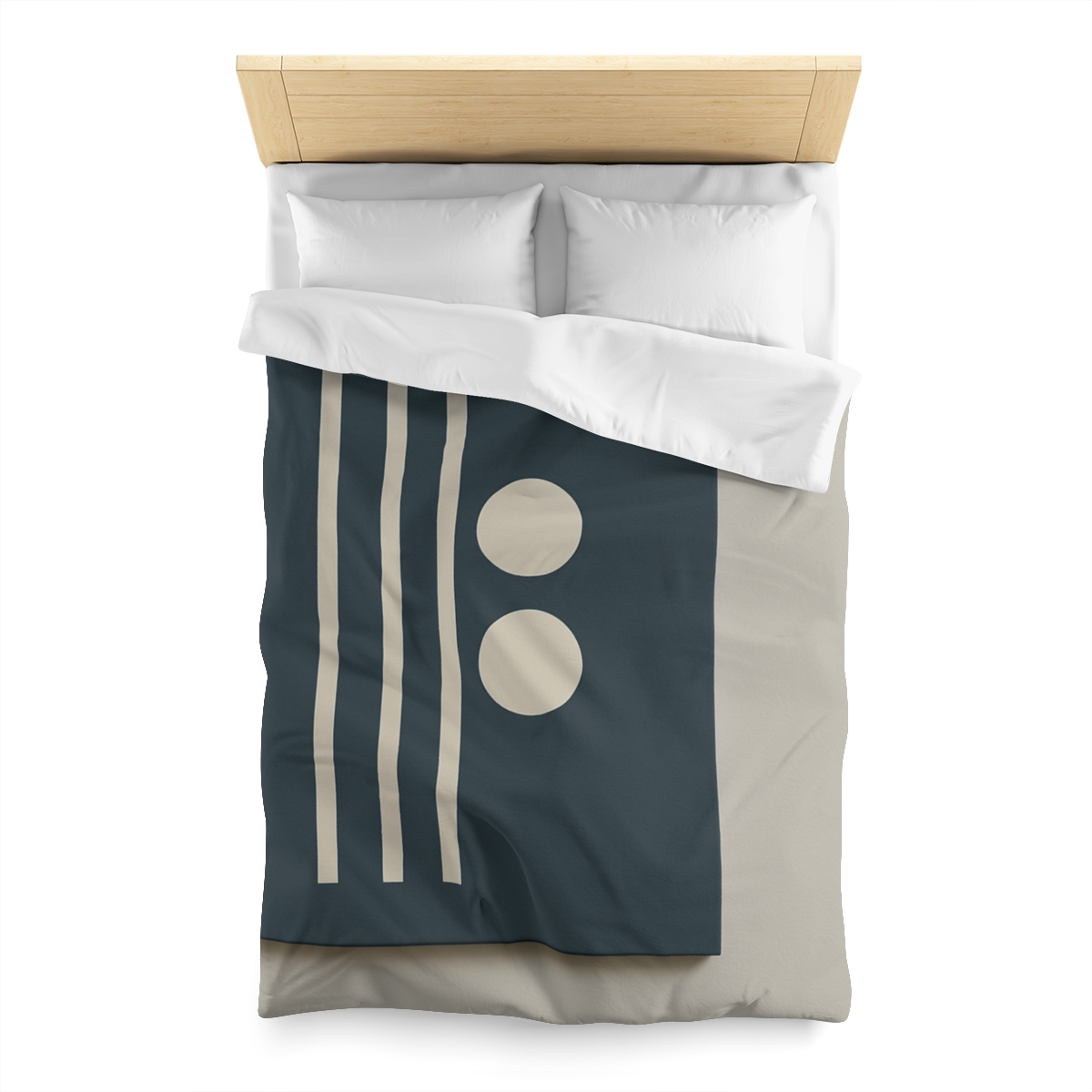 Negative Space Lattice designer printed duvets