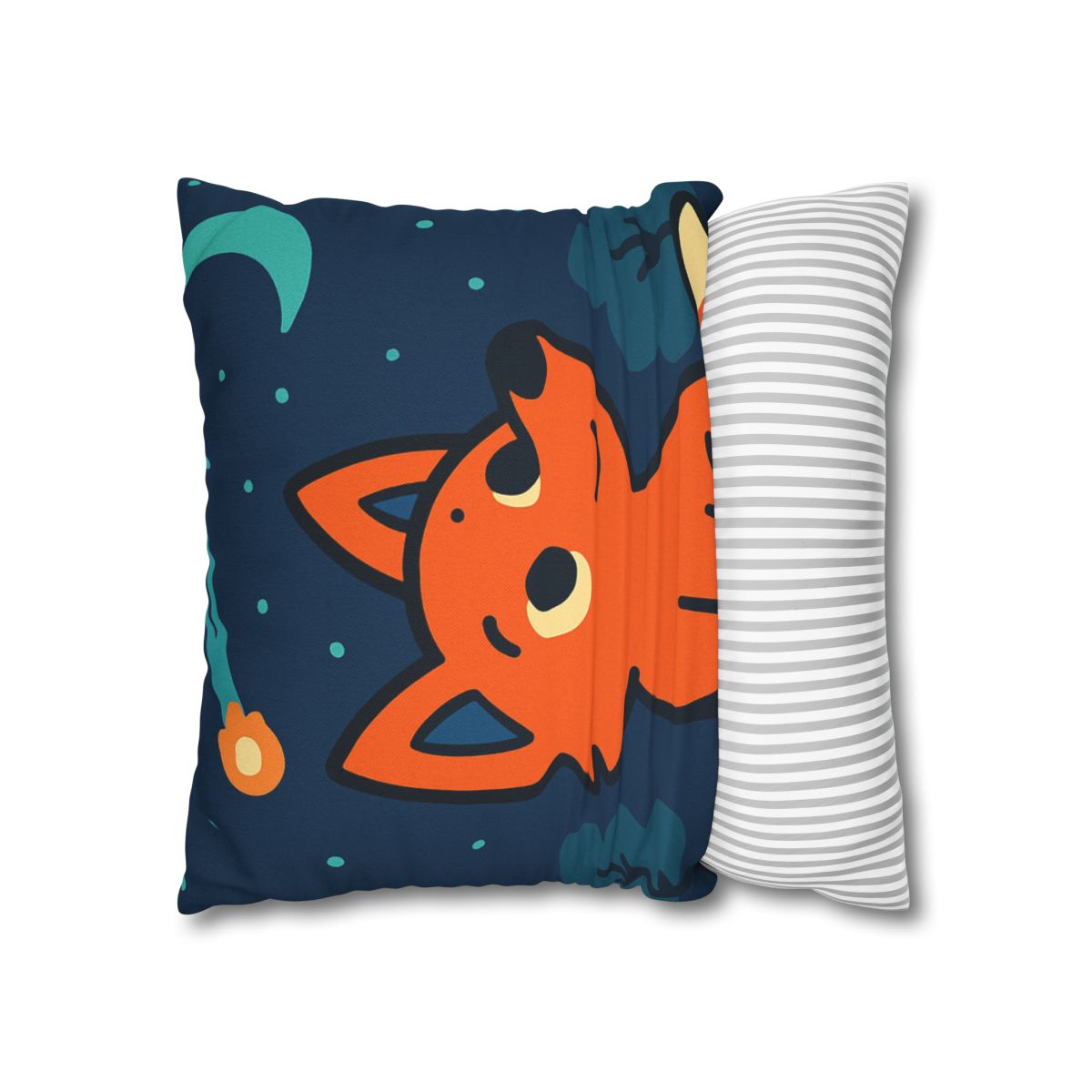 Starlight Forest Fox soft cotton pillow cases