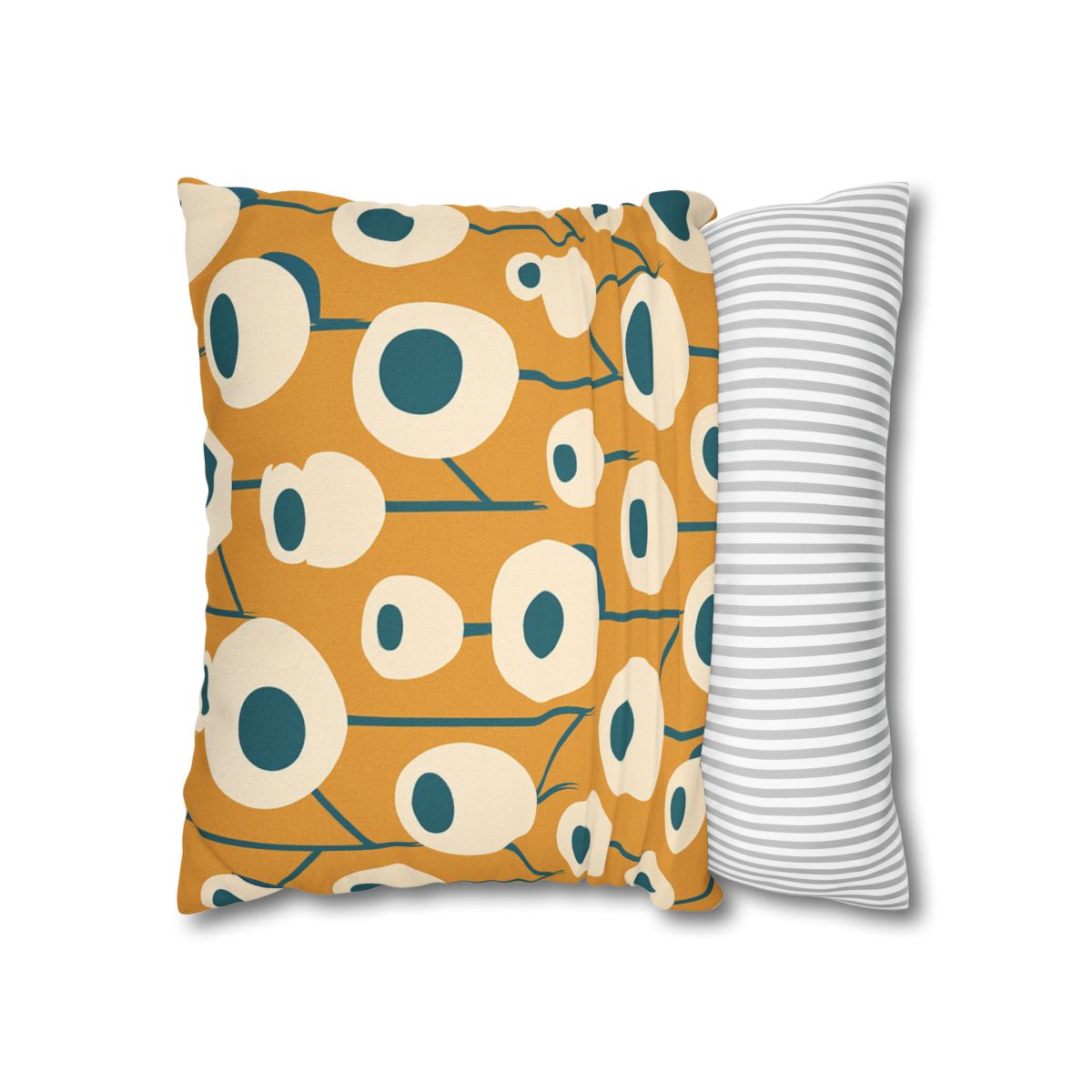 Seed Pod Cluster Grid soft cotton pillow cases