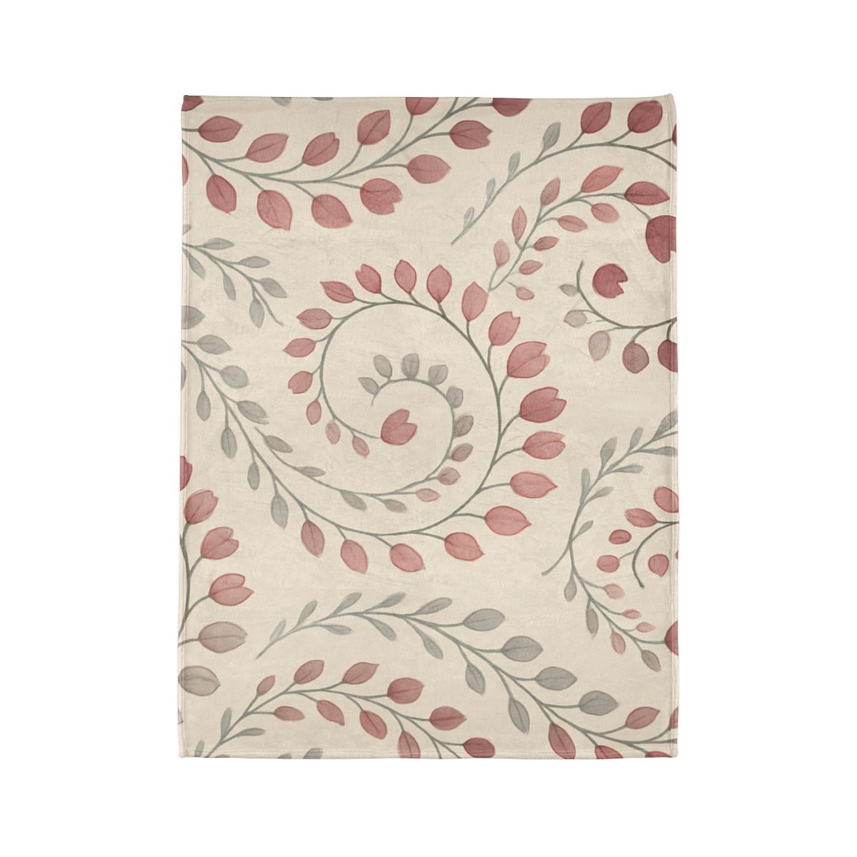 Bud Spiral Cascade soft fleece blankets