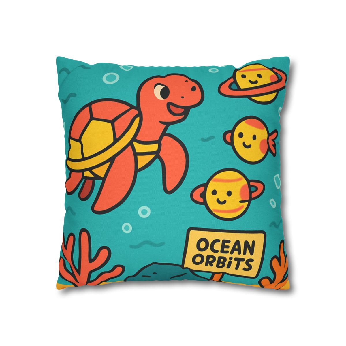 Coral Reef Planet Parade comfortable bedding pillow covers