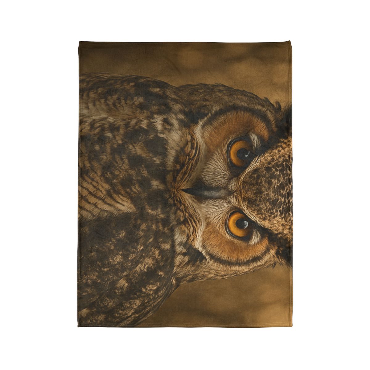Amber Vigil Great Horned Owl warm winter blankets