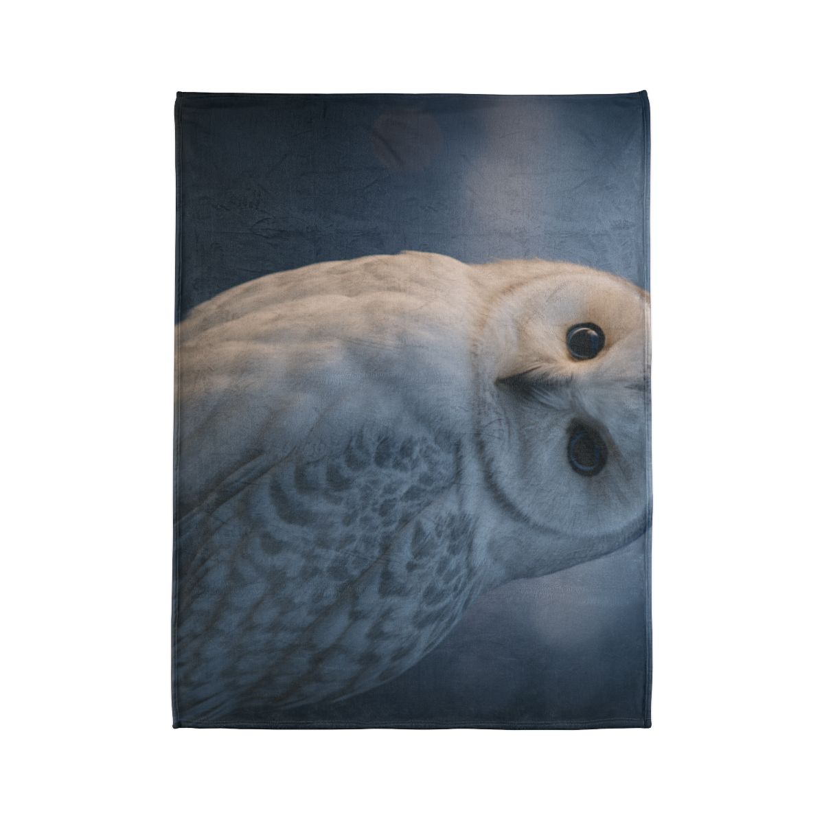 Twilight Watcher Snowy Owl unique gift blankets