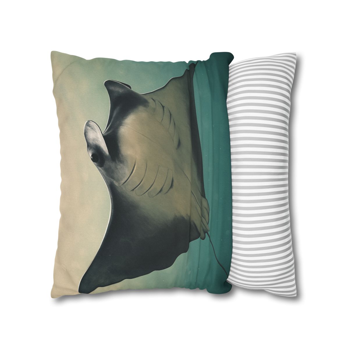 Velvet Current Manta Ray custom pillow cases