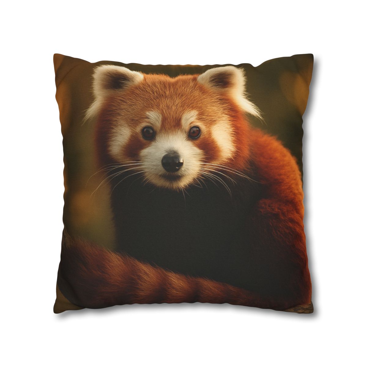 Crimson Whisper Red Panda unique gift pillow cases