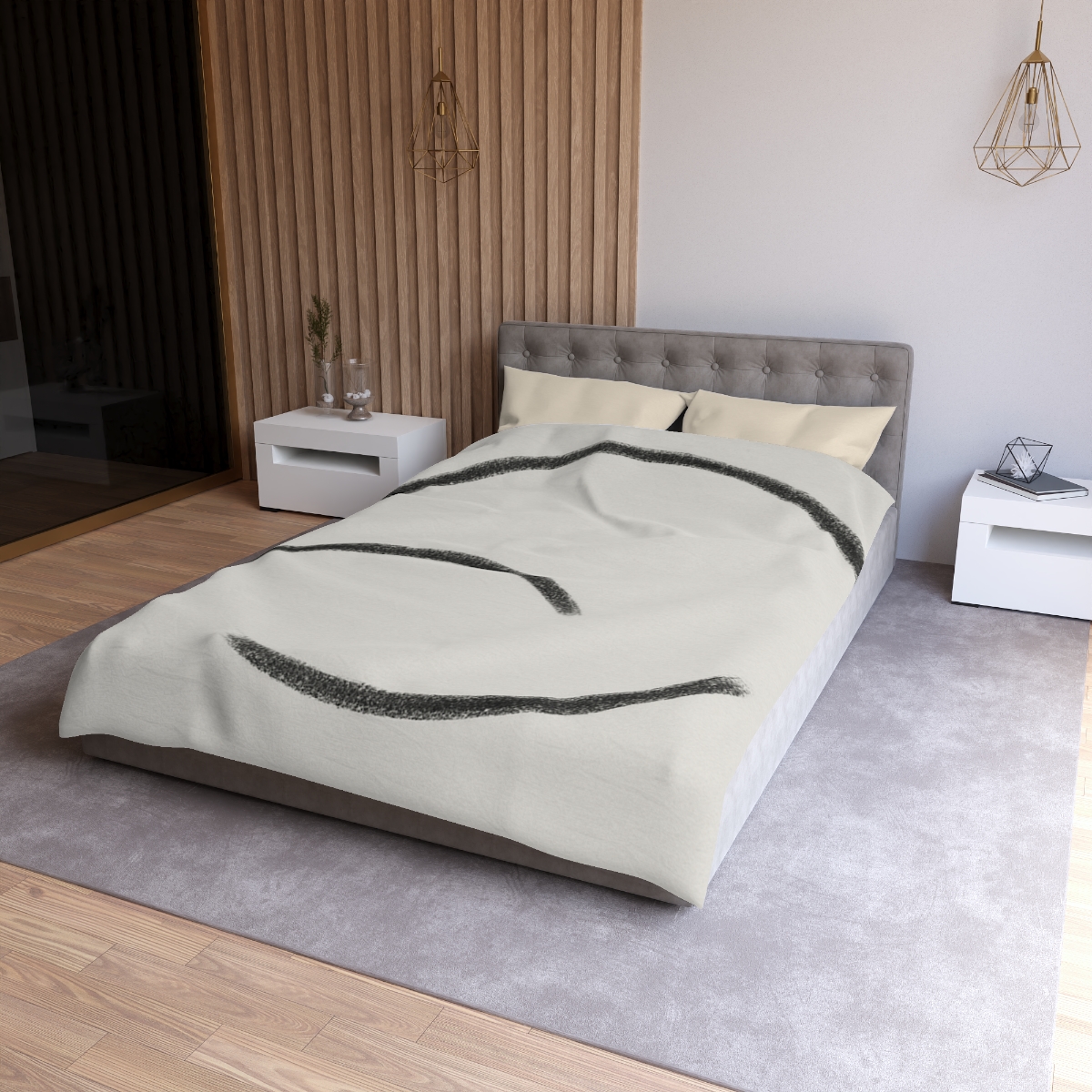 Concentric Arc Interval trendy bedroom duvets