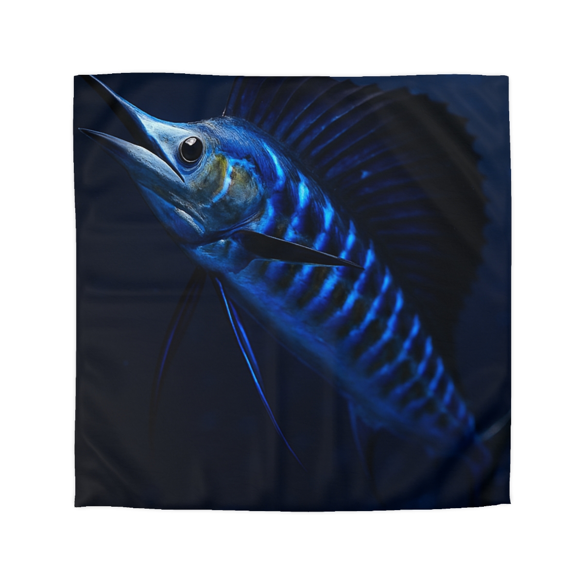 Nebula Crown Sailfish designer printed duvets