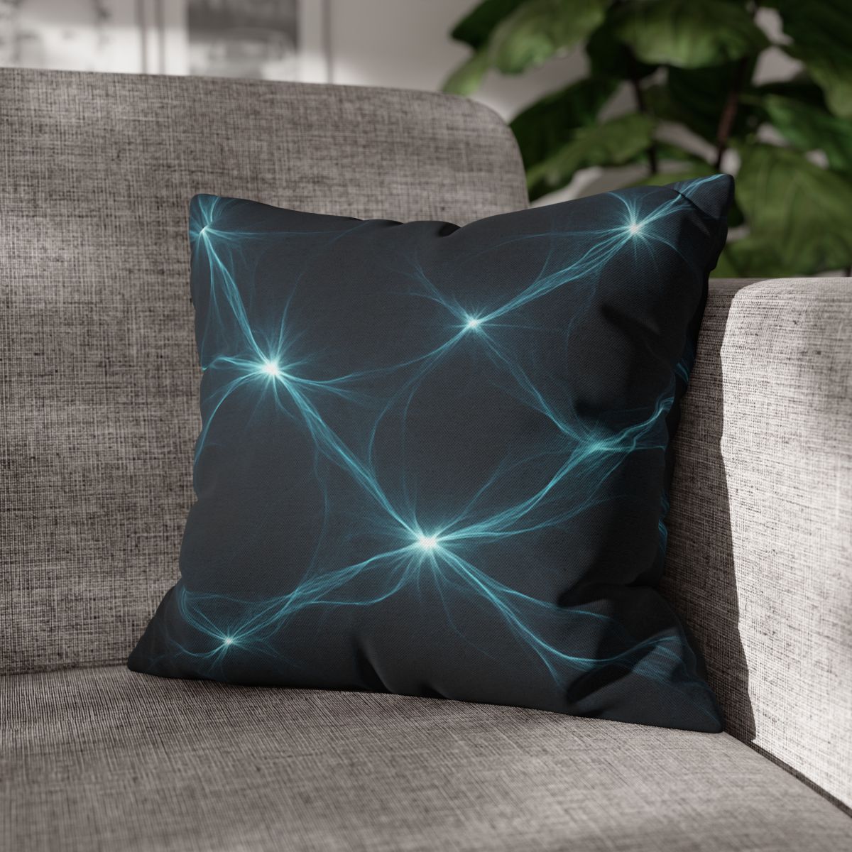 Cosmic Silk Filament Tapestry soft cotton pillow cases