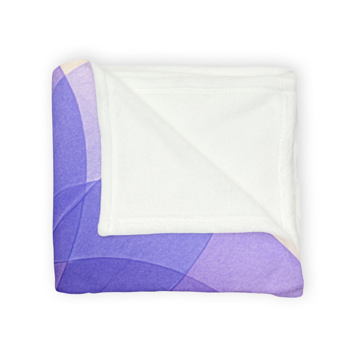 Petal Prism Overlap soft fleece blankets