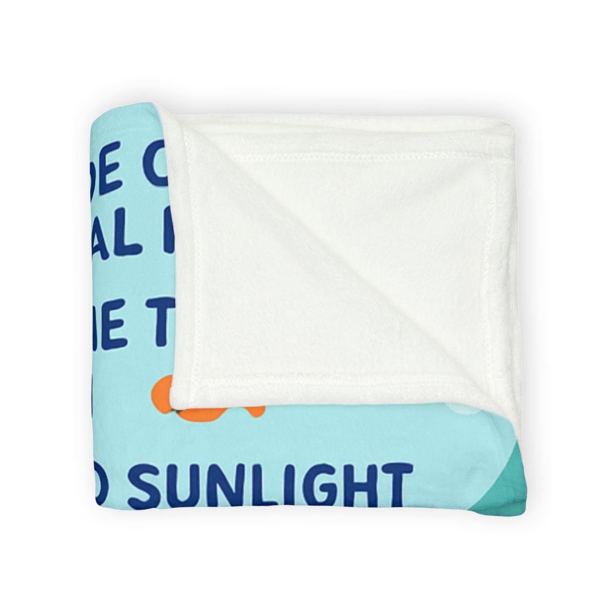 Coral Classroom With Professor Octopus warm winter blankets