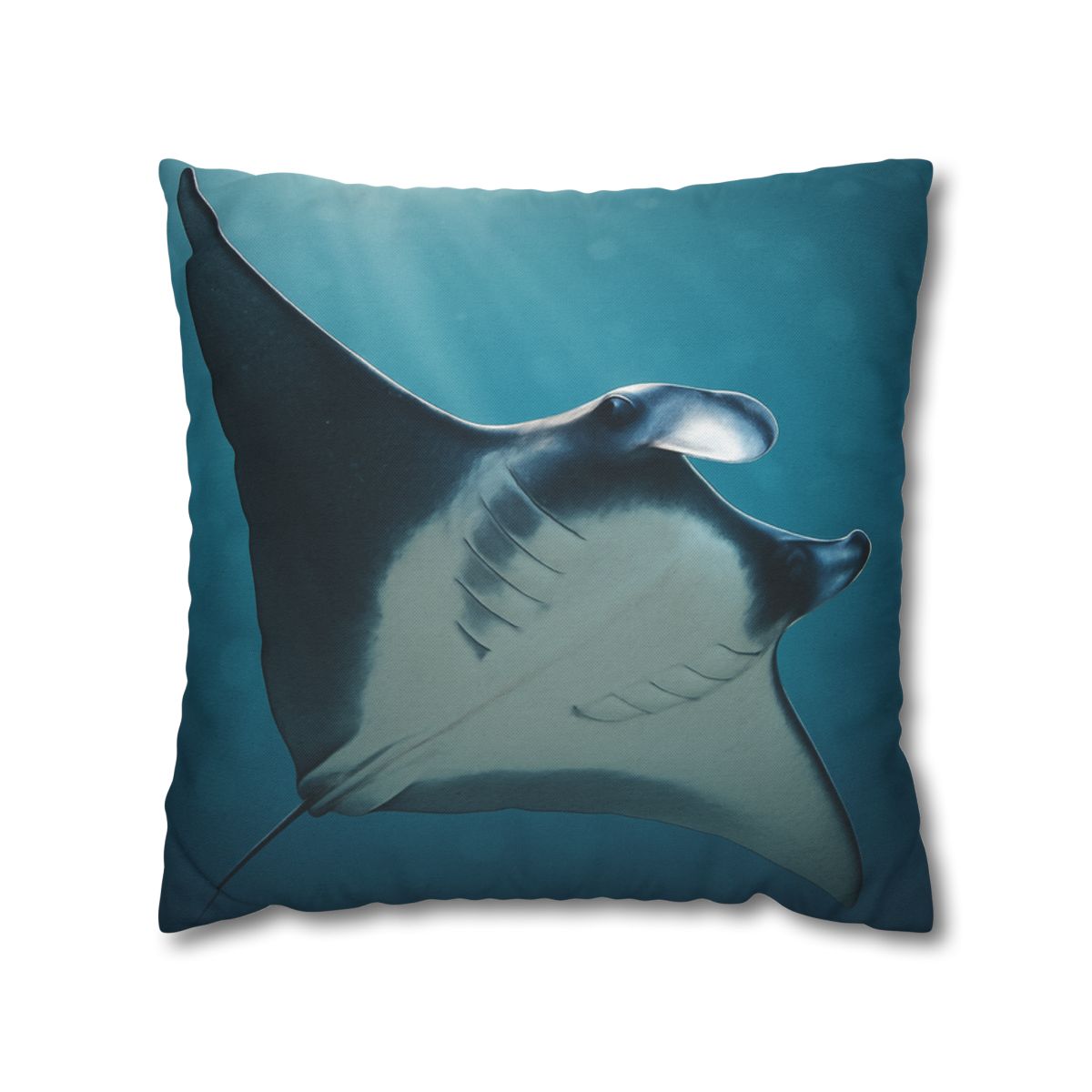 Starlit Surge Manta Ray designer print pillow cases