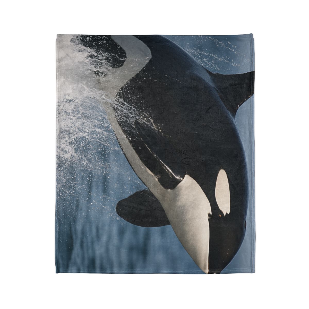 Tidal Monarch Orca soft fleece blankets