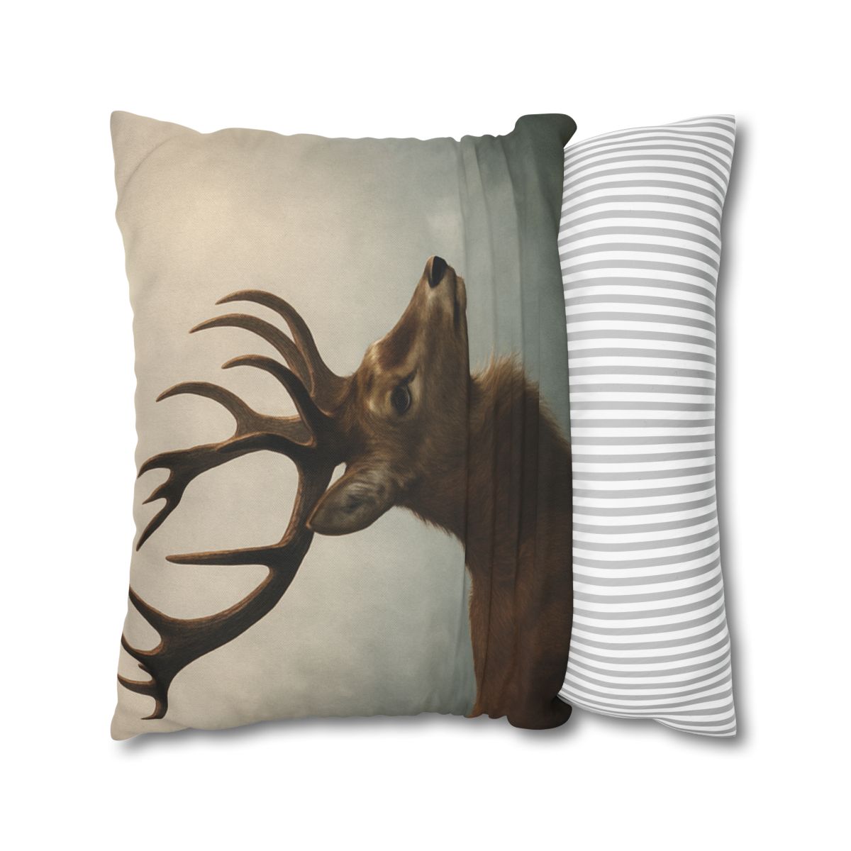 Morning Mist Red Deer Stag custom pillow cases