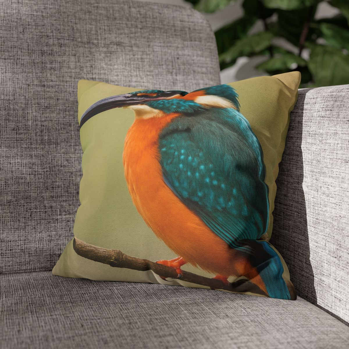 Emerald Flash Kingfisher comfortable bedding pillow covers