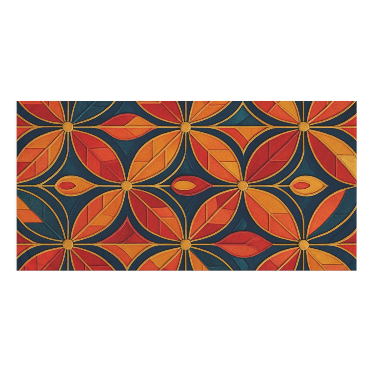 Petal Prism Lattice trendy hand towels